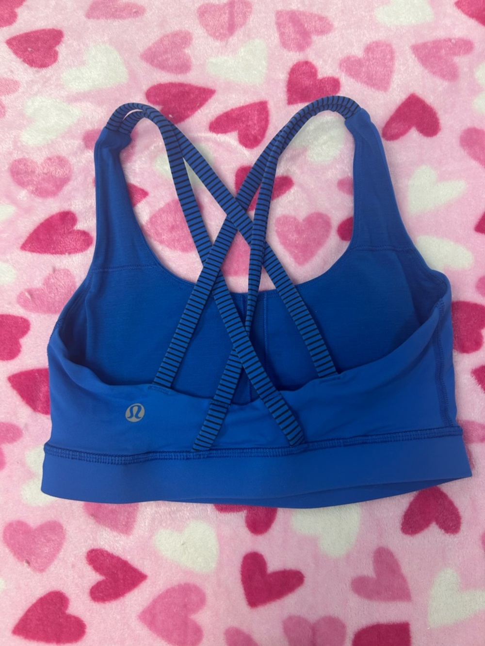 lululemon athletica Cobalt Blue Strappy Sports Bra - Picture 2 of 4